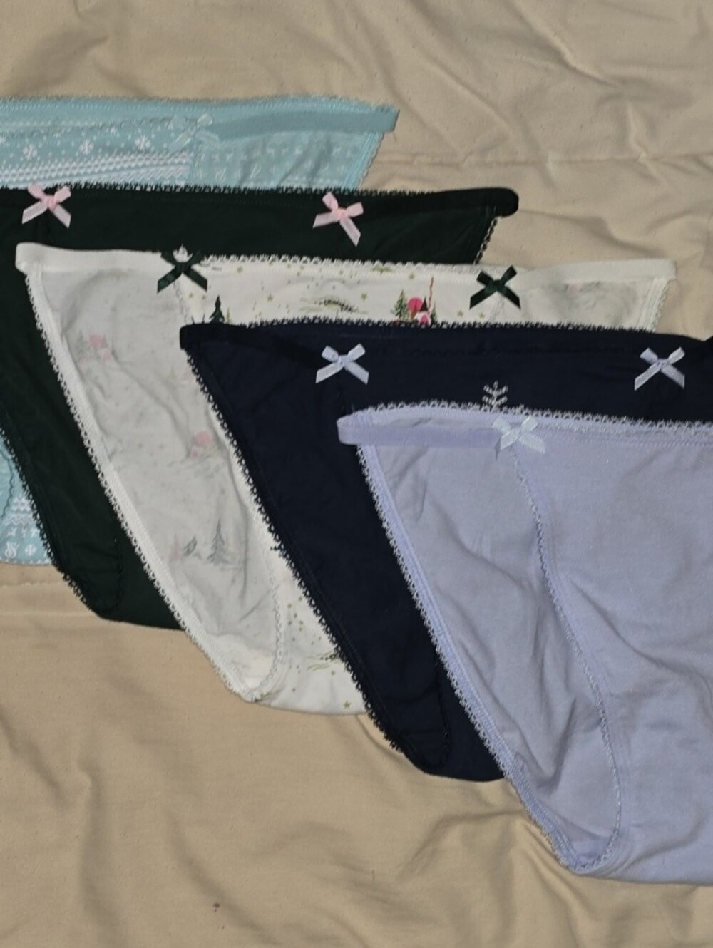 Womens' Assorted Cotton Bikini Briefs - Pack of 5